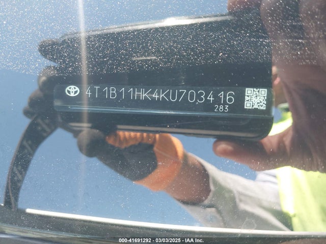 4T1B11HK4KU703416 Toyota CAMRY SE