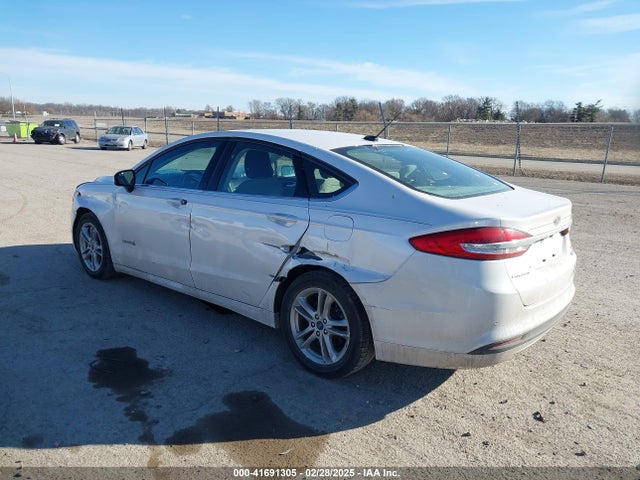 3FA6P0LU4JR152682 Ford Fusion Hybrid Se