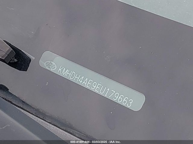 KMHDH4AE9EU179663 Hyundai ELANTRA SE