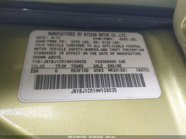 JN1BJ1CR1HW109035 Nissan Rogue Sport Sl