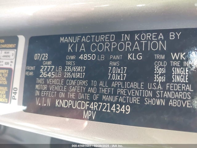 KIA Sportage Lx 2024 KNDPUCDF4R7214349 Image 9