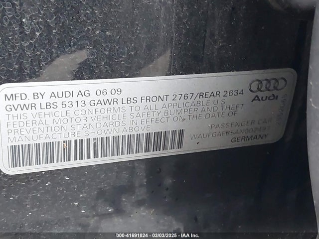 2010 AUDI A6 WAUFGAFB5AN007497 Photo 8