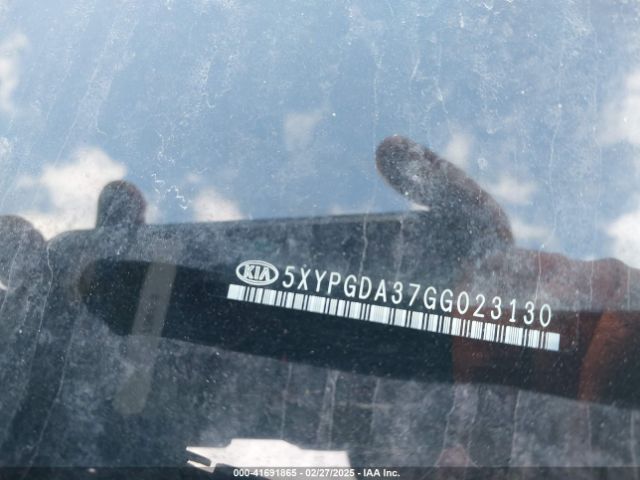 5XYPGDA37GG023130 KIA Sorento 2.4l Lx