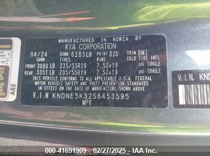 KNDNE5K32S6453595 KIA Carnival Mpv Sx Prestige
