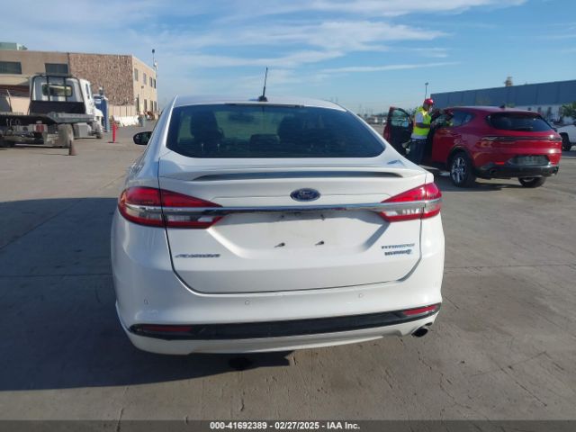 3FA6P0RU1JR116844 Ford Fusion Hybrid Titanium