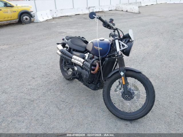 2022 TRIUMPH MOTORCYCLE STREET SCRAMBLER SMTD44G75NTAW6988