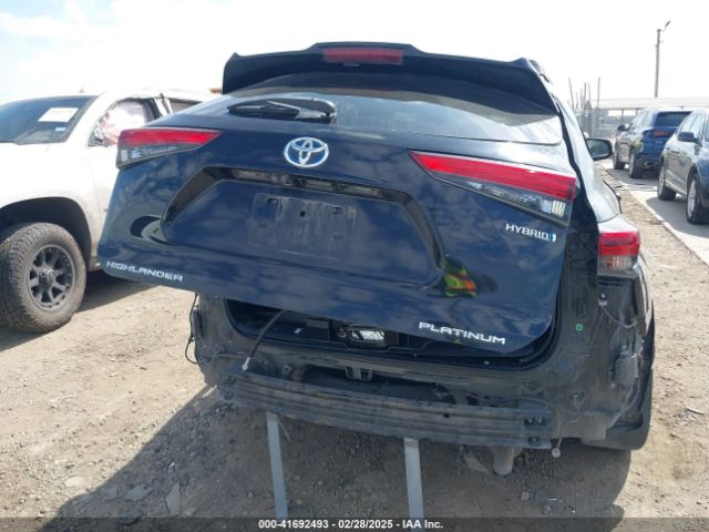 5TDEBRCH9MS069651 Toyota Highlander Hybrid Platinum