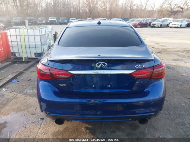 JN1FV7AR8LM660255 Infiniti Q50 Red Sport 400 Awd