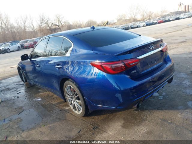JN1FV7AR8LM660255 Infiniti Q50 Red Sport 400 Awd