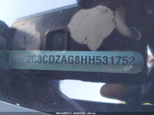 Dodge Challenger Sxt 2017 2C3CDZAG8HH531752 Image 9