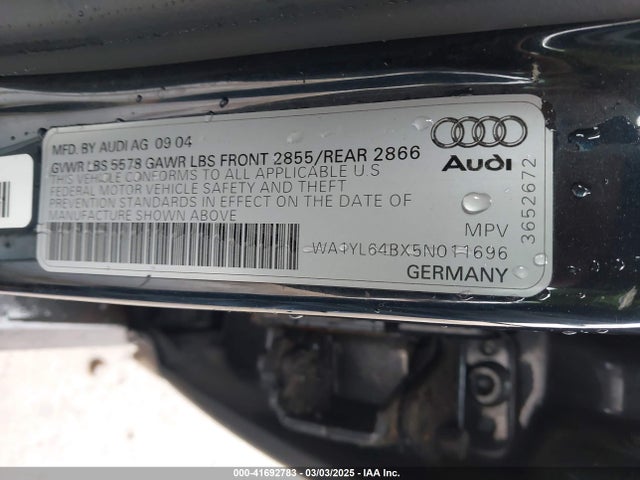 2005 AUDI ALLROAD WA1YL64BX5N011696 Photo 8