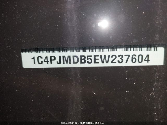 1C4PJMDB5EW237604 Jeep Cherokee Limited
