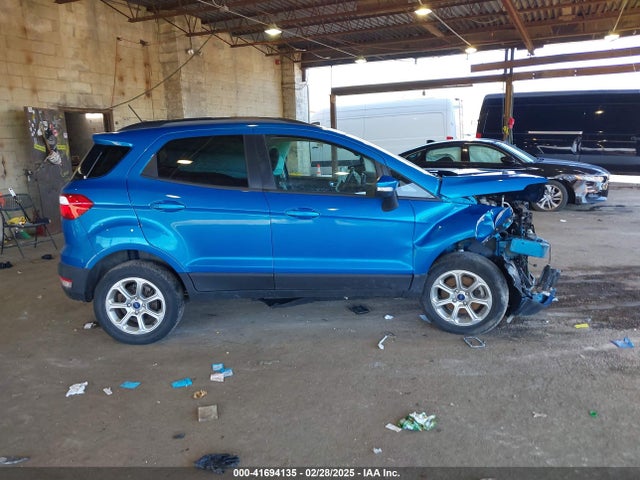 MAJ6S3GL0KC280015 Ford Ecosport Se
