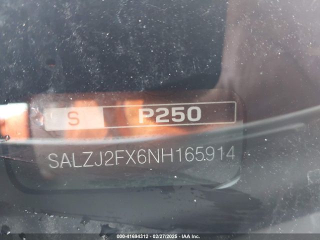 2022 LAND ROVER RANGE ROVER EVOQUE SALZJ2FX6NH165914 Photo 8