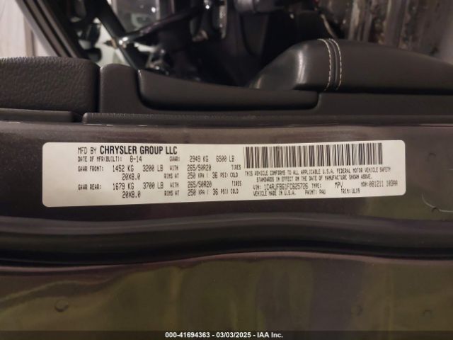 1C4RJFBG1FC625726 Jeep Grand Cherokee Limited