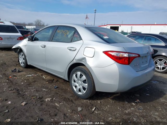 2T1BURHE0GC621630 Toyota COROLLA LE