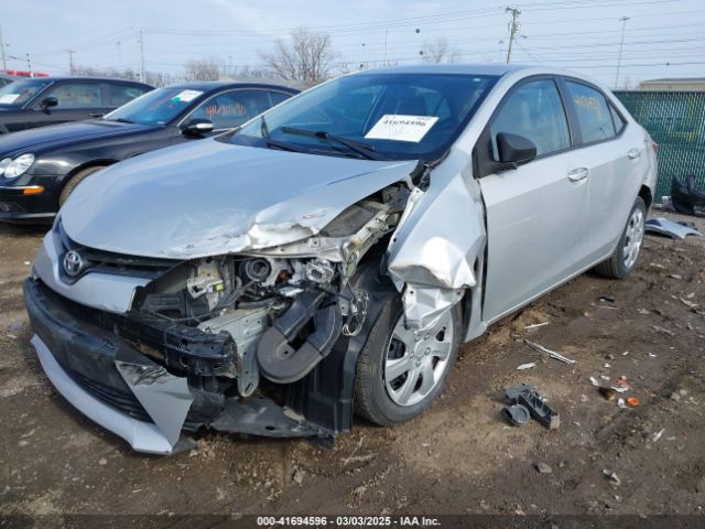 2T1BURHE0GC621630 Toyota COROLLA LE