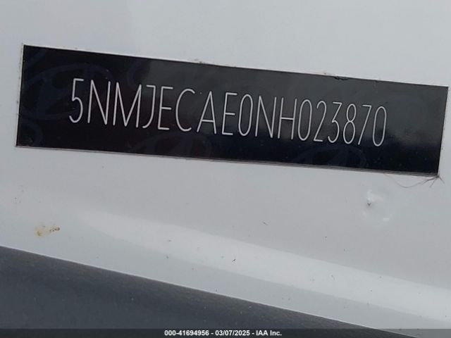 5NMJECAE0NH023870 Hyundai Tucson Limited