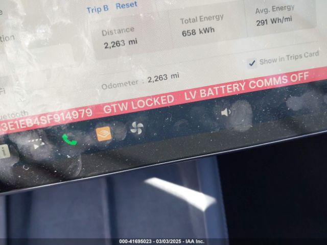 5YJ3E1EB4SF914979 Tesla Model 3 Long Range All-wheel Drive