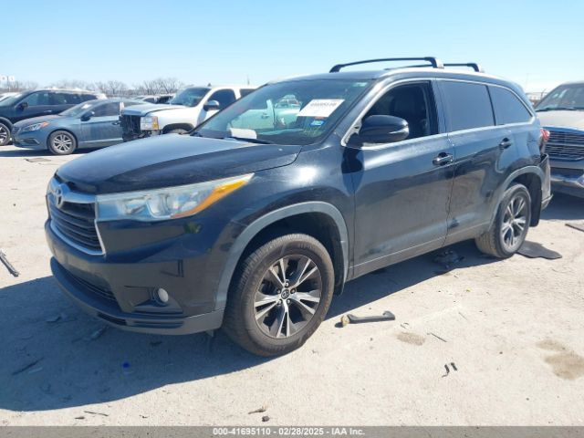 5TDKKRFH5GS505642 Toyota Highlander Xle V6