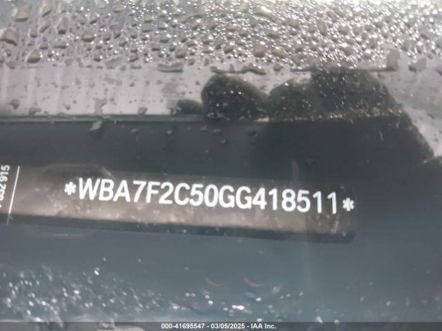WBA7F2C50GG418511 BMW 750i Xdrive