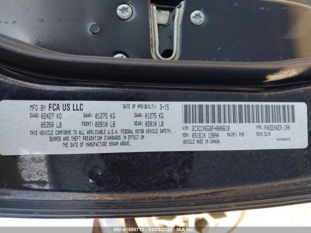 2015 CHRYSLER 300 2C3CCAGG8FH808618 Photo 8