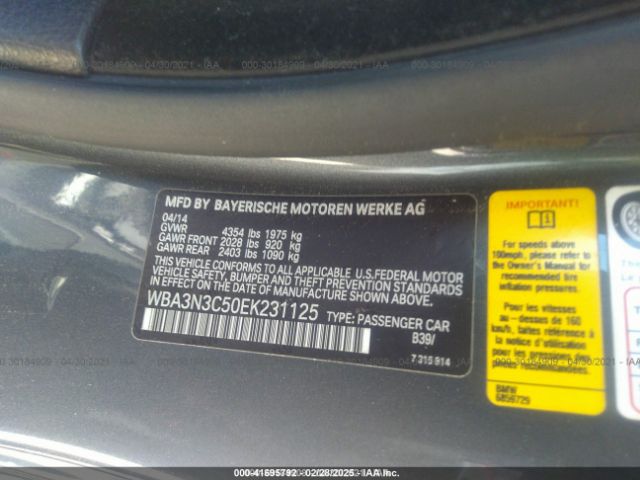 WBA3N3C50EK231125 BMW 428i