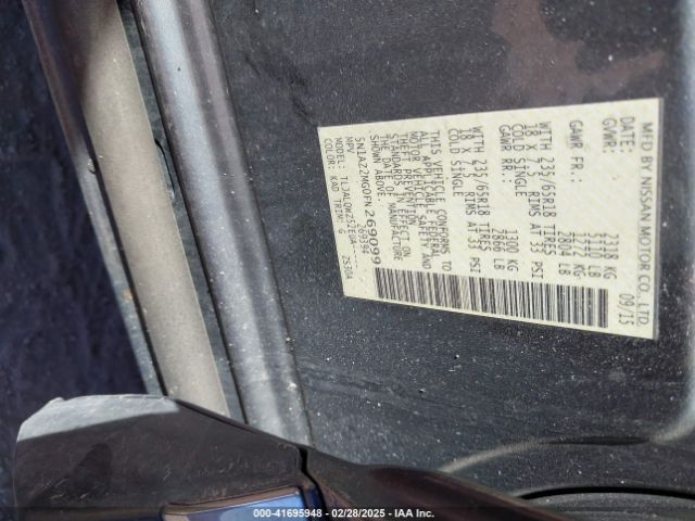 5N1AZ2MG0FN269099 Nissan MURANO SV
