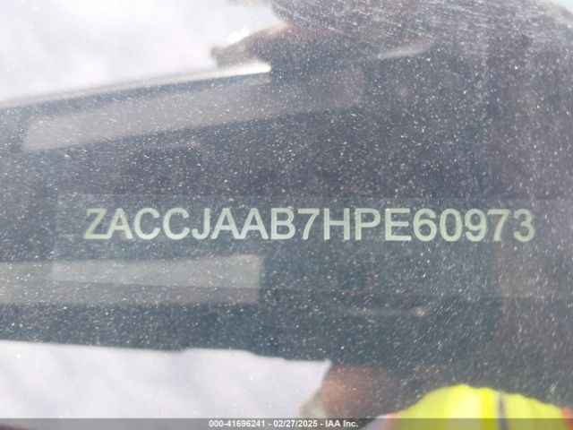 ZACCJAAB7HPE60973 Jeep Renegade Sport Fwd