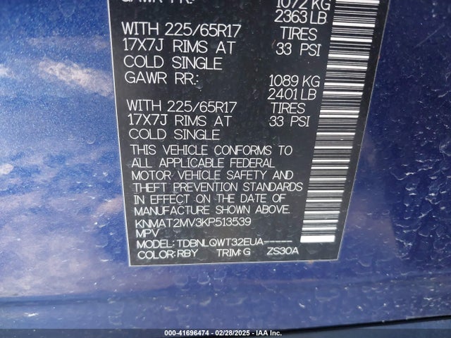 Nissan ROGUE SV 2019 KNMAT2MV3KP513539 Image 9
