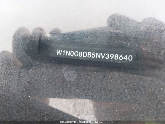 W1N0G8DB5NV398640 Mercedes-Benz Glc 300 Suv