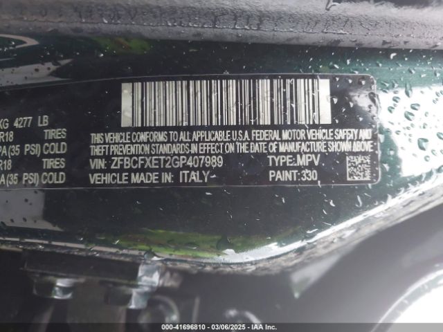 ZFBCFXET2GP407989 Fiat 500x Trekking Plus