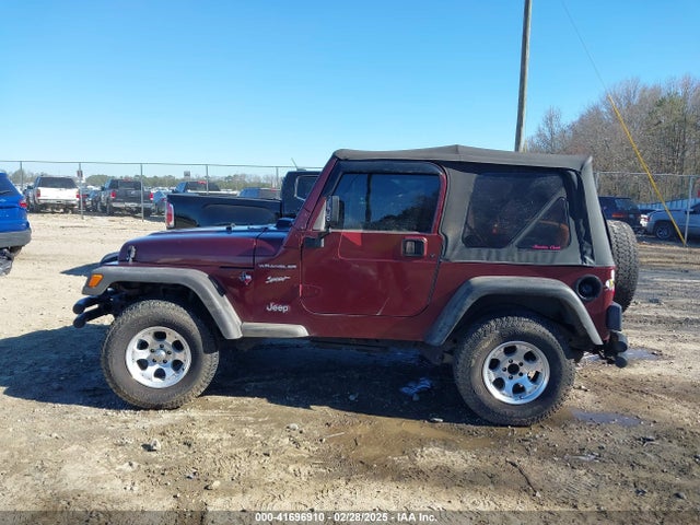 Aukcja sprzedaży 2002 Jeep Wrangler Sport, vin: 1J4FA49S82P701649, numer aukcji: 41696910