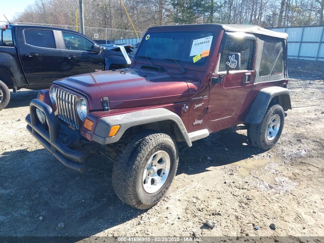 Aukcja sprzedaży 2002 Jeep Wrangler Sport, vin: 1J4FA49S82P701649, numer aukcji: 41696910