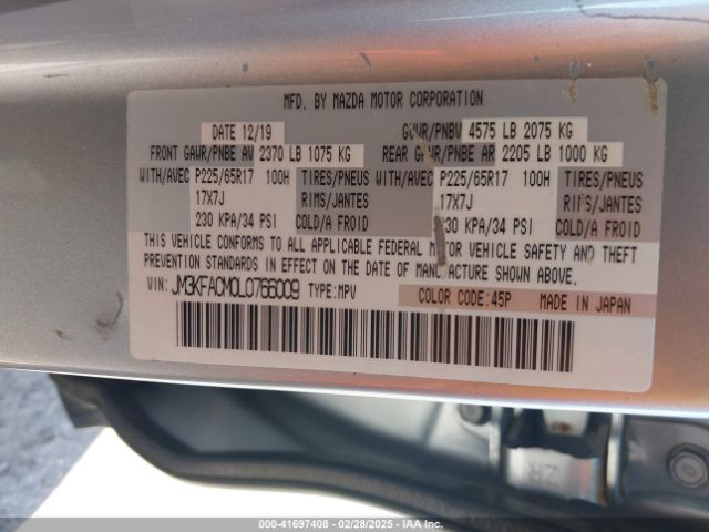 JM3KFACM0L0766009 Mazda Cx-5 Touring