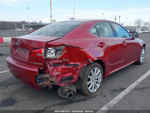 2006 LEXUS IS 250 JTHCK262562006254 Photo 3