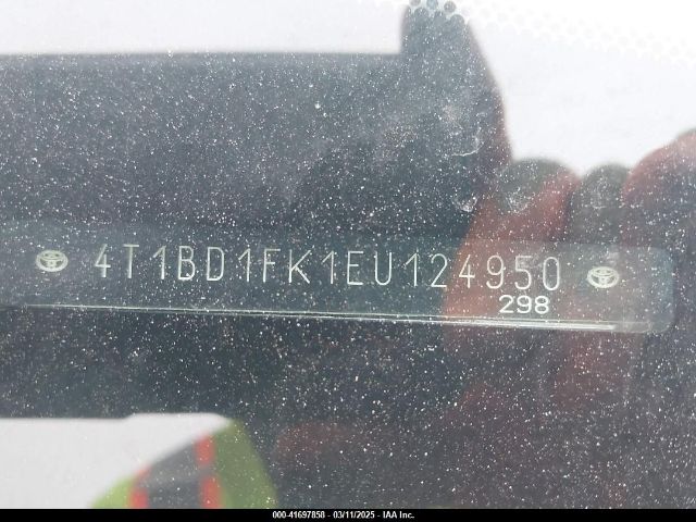 4T1BD1FK1EU124950 Toyota Camry Hybrid Xle