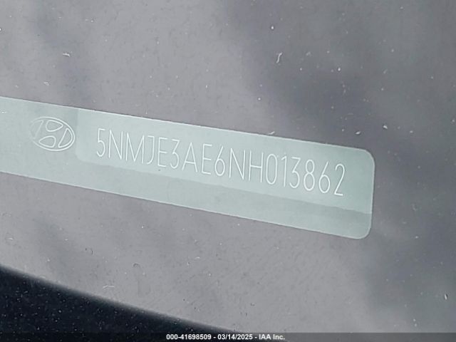 5NMJE3AE6NH013862 Hyundai gdi theta iii