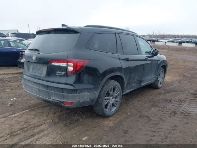 5FNYF6H31NB061014 Honda Pilot Awd Sport