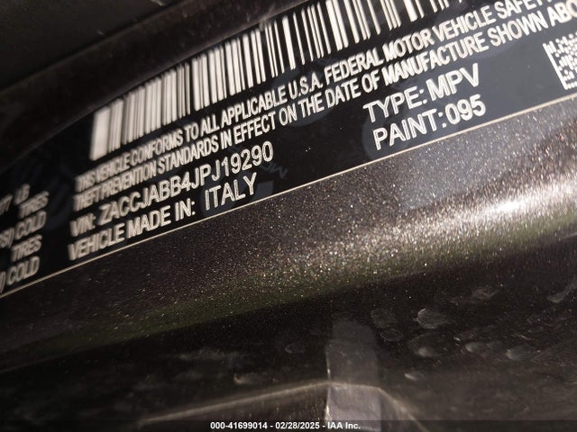 ZACCJABB4JPJ19290 Jeep Renegade Latitude Fwd