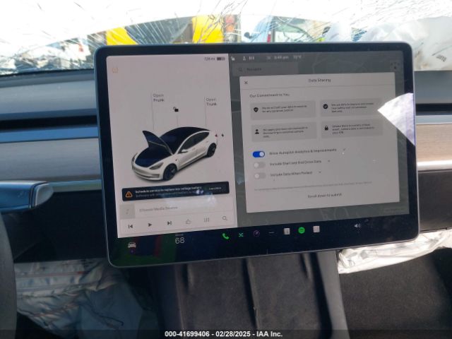 5YJ3E1EA0MF022920 Tesla Model 3 Standard Range Plus Rear-wheel Drive