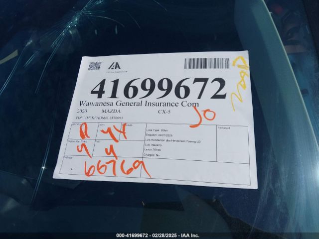 JM3KFADM6L1830093 Mazda Cx-5 Grand Touring