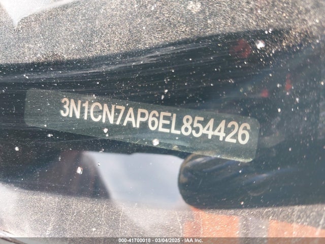 3N1CN7AP6EL854426 Nissan Versa 1.6 Sv