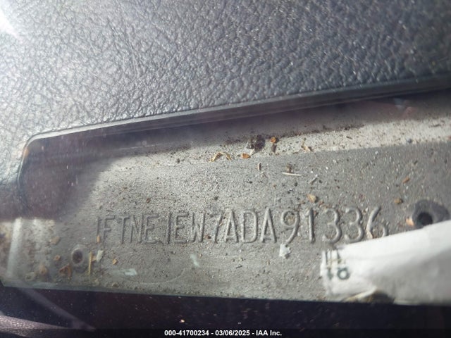 41700234 :رقم المزاد ، 1FTNE1EW7ADA91336 vin ، 2010 Ford E-150 Commercial/recreational مزاد بيع