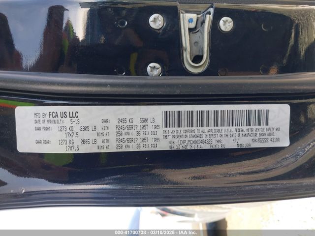 1C4PJMCX8KD464323 Jeep Cherokee Upland 4x4