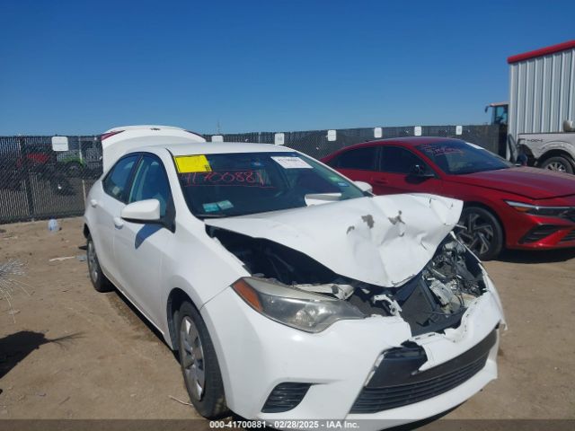 2T1BURHE6GC567606 Toyota COROLLA LE