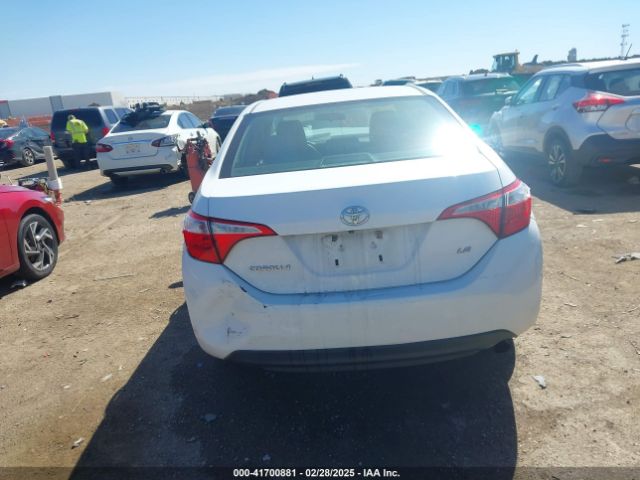 2T1BURHE6GC567606 Toyota COROLLA LE