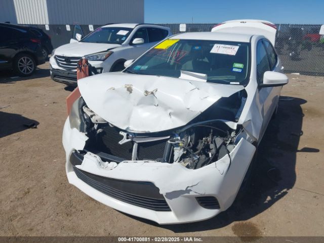 2T1BURHE6GC567606 Toyota COROLLA LE