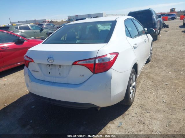 2T1BURHE6GC567606 Toyota COROLLA LE