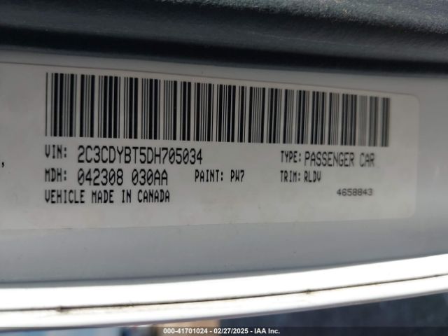 2013 DODGE CHALLENGER 2C3CDYBT5DH705034 Photo 8